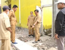 Sidak Proyek Saluran Air, Wabup Sidoarjo Minta Pembangunan Sesuai Rencana