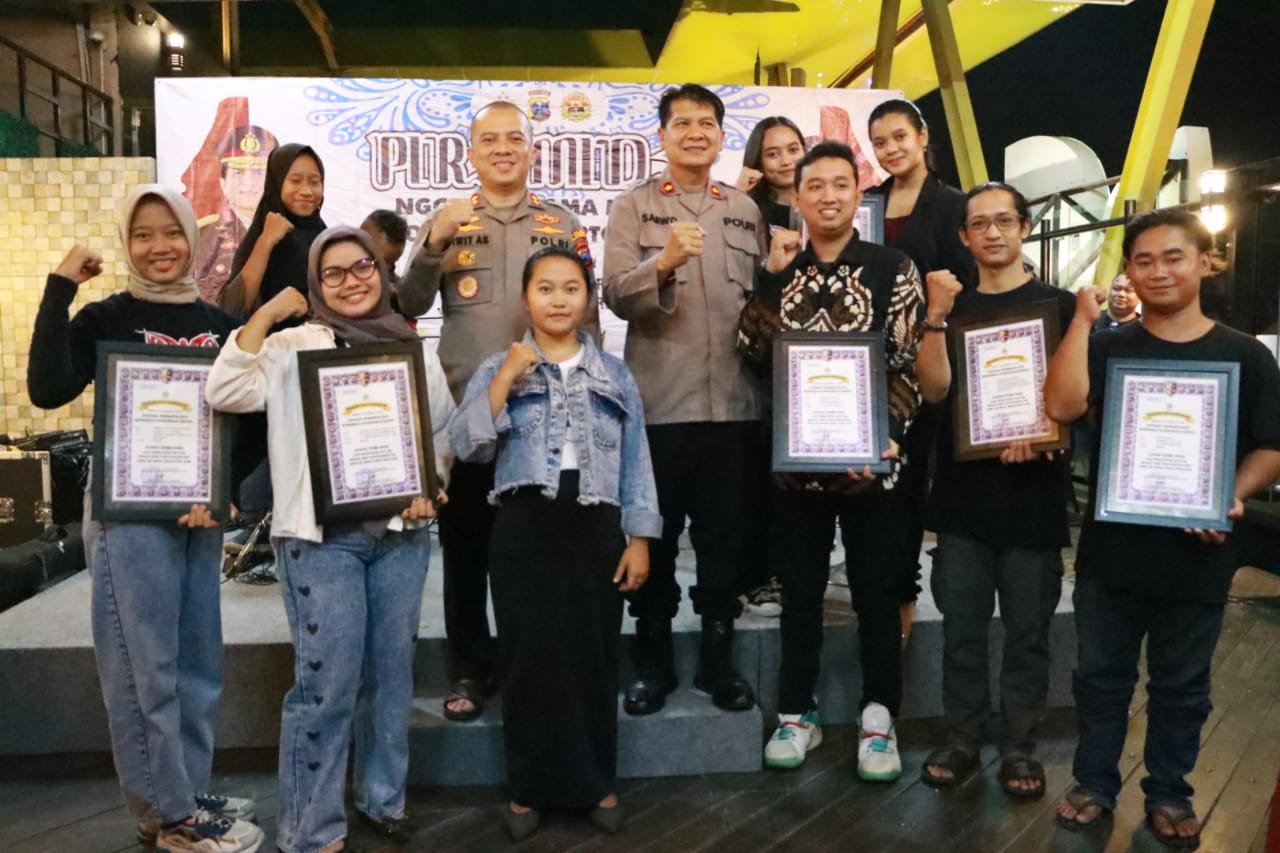 Gelar Piramida, Kapolresta Mojokerto Apresiasi Peserta Nusantara Gemilang