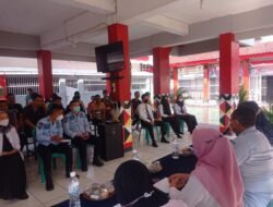 Rutan Kota Agung Bersama Puskesmas Kota Agung Sosialisasi dan Tes HIV Hepatitis untuk 299 WBP