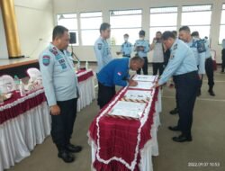 Sinergi Berantas Narkoba, Lapas Kotaagung dan BNNK Tanggamus Teken MoU Disaksikan Kadivpas Lampung