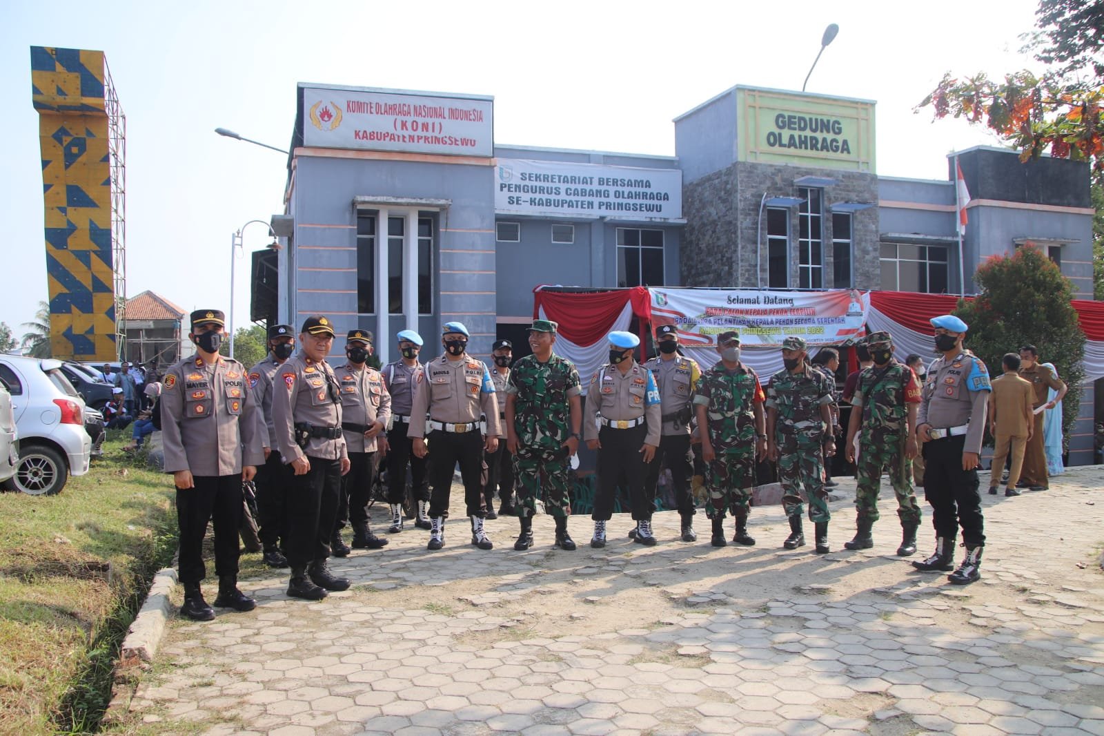 Polres Pringsewu Terjunkan Ratusan Personel Amankan Pengajian Akbar Ustad Das'ad Latif