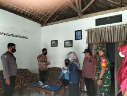 Koramil Kutorejo Bersama Nakes PKM Lakukan Tracing Kontak  Erat Pasien Covid-19