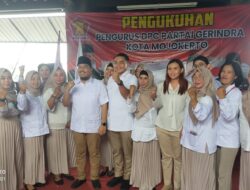 Pengukuhan Pengurus DPC Partai Gerindra Kota Mojokerto, PIRA Kota Mojokerto Berharap Gerindra Jadi Partai Pemenang