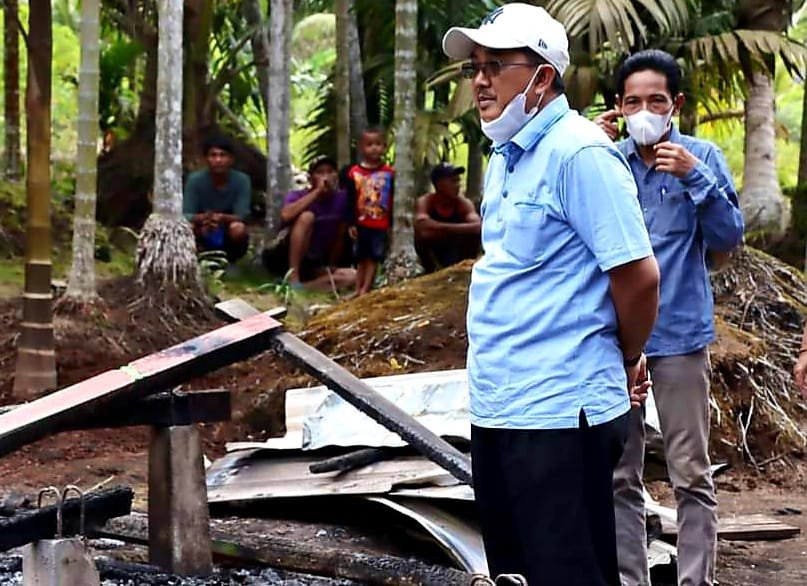 Bupati Anwar Sadat Ucapkan Bela Sungkawa Atas Musibah Kebakaran Senyerang