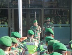 Kodim Mojokerto Gelar Pasukan Pengamanan Pilkades Serentak