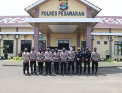 Tim Supervisi Bid Humas Polda Lampung Laksanakan Supervisi di Polres Pesawaran