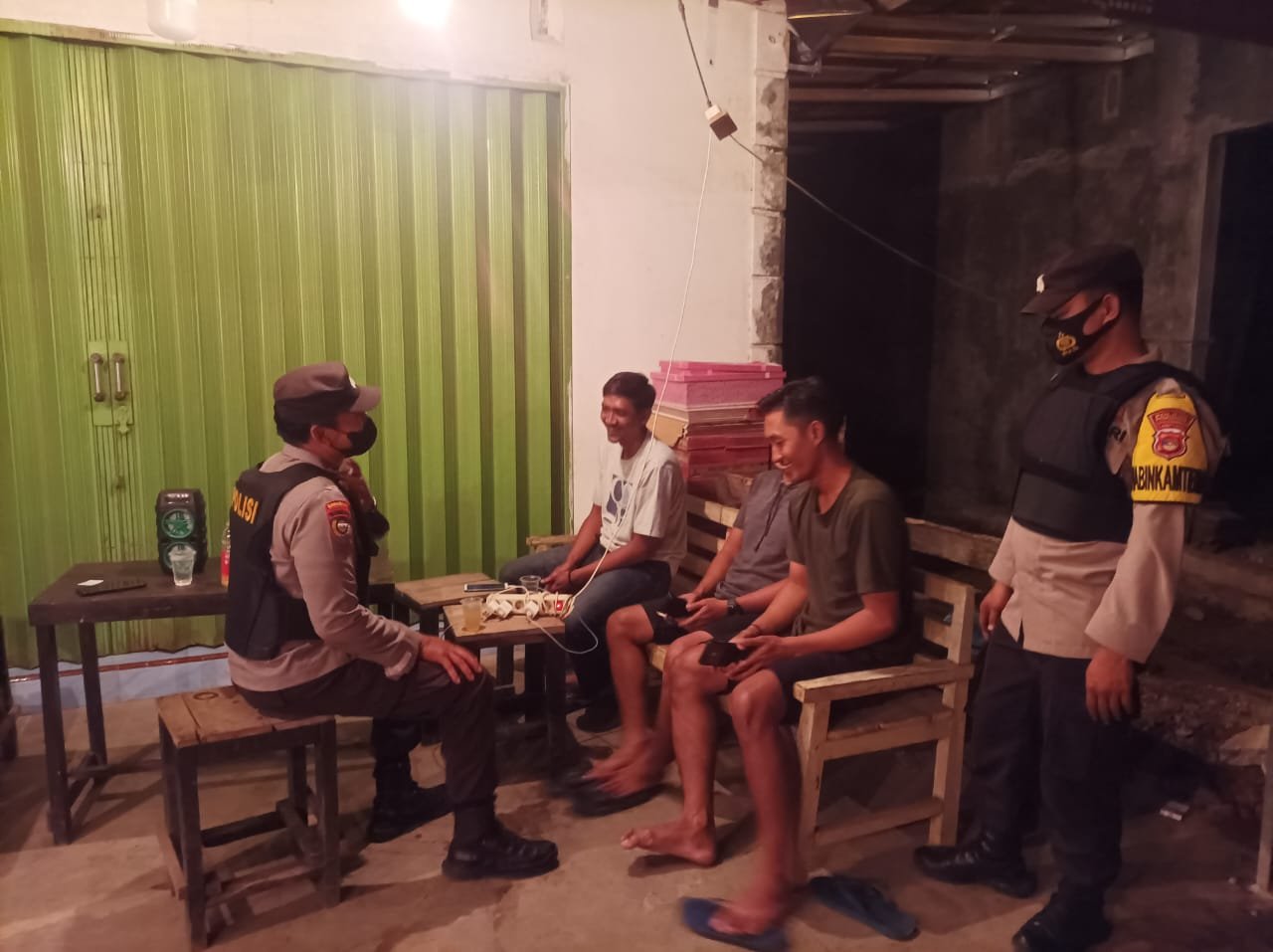 Polsek Padang Cermin Polres Pesawaran Berikan Himbauann Kamtibmas Kepada Remaja