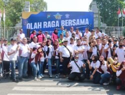 Menyambut Hari Lalu Lintas, Polresta Sidoarjo Olahraga Bersama Masyarakat