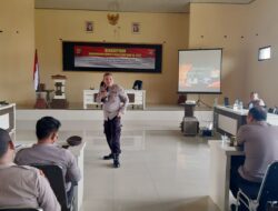 Wadir Binmas Polda Lampung Tingkatkan Kompetensi Bhabinkamtibmas Polres Pesawaran