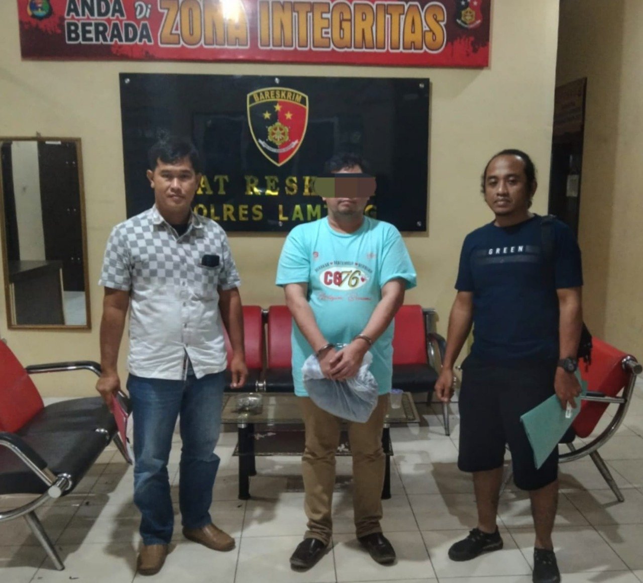 Polres Lampung Tengah Ringkus DPO Penggelapan Jabatan di PT Agung Jaya Raya Indonesia