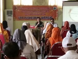 Minimalisir Resiko Koramil Jatirejo Dukung Penguatan P4K UPT Puskesmas