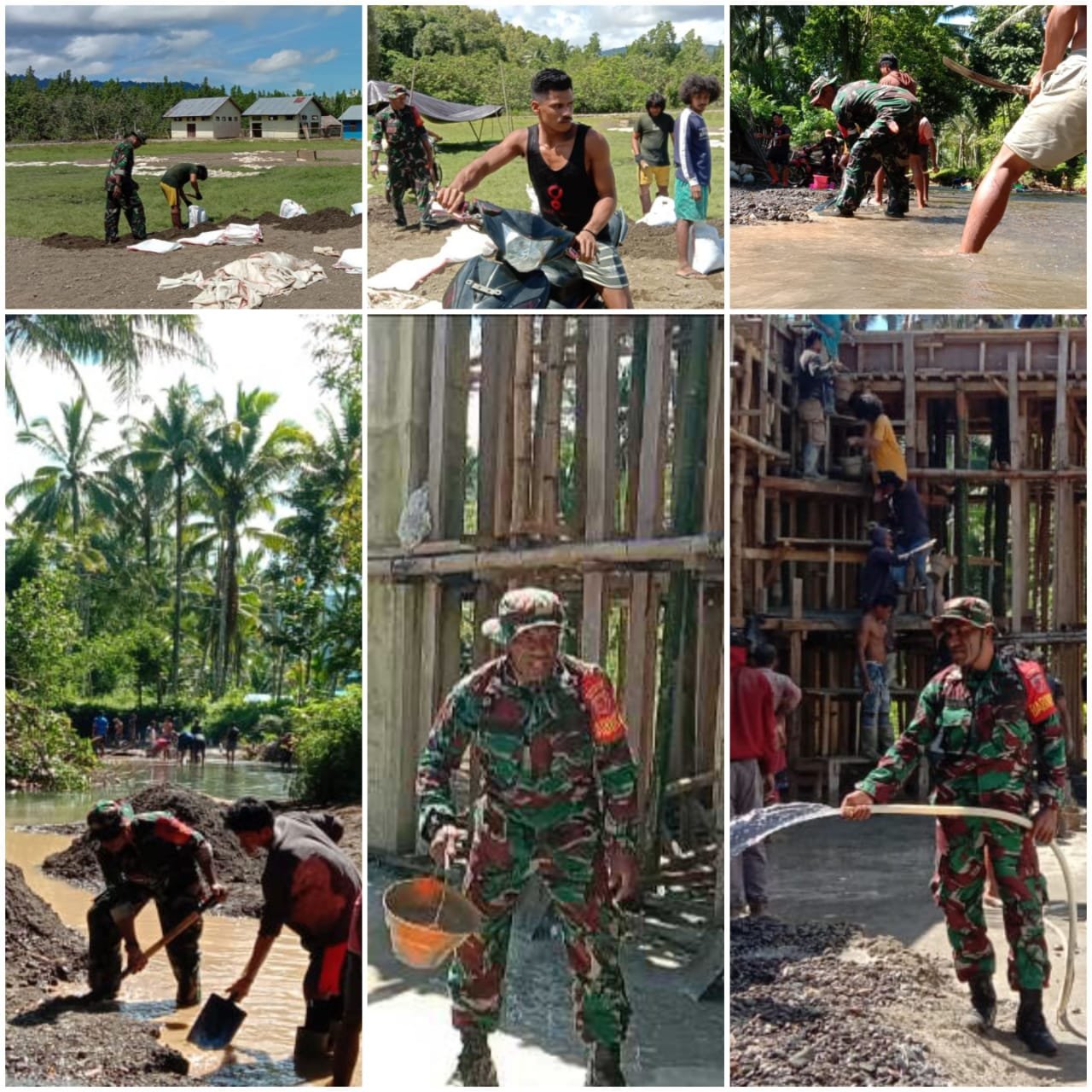 Bahu Membahu untuk Pembangunan Desa Kusubibi, Dandim Labuha Diminta Kembalikan Bhabinsa