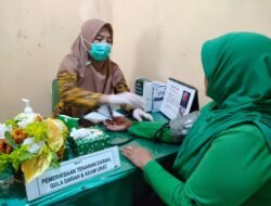 Posbindu Persit KCK Cabang XXX Kodim 0815/Mojokerto Sarana Edukasi Penyakit Tidak Menular