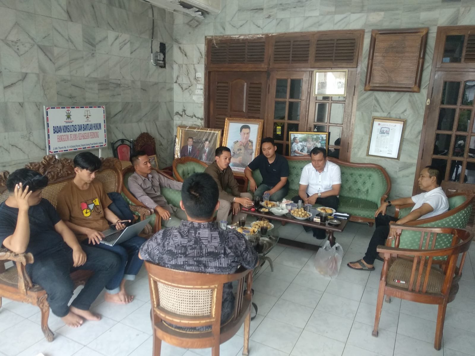 Wk Panglima Penggitokh Alam Tanggamus Kunjungi Gedung Dalom Humas Kerajaan Adat Paksi Pak Sekala Brak Kepaksian Pernong Lampung