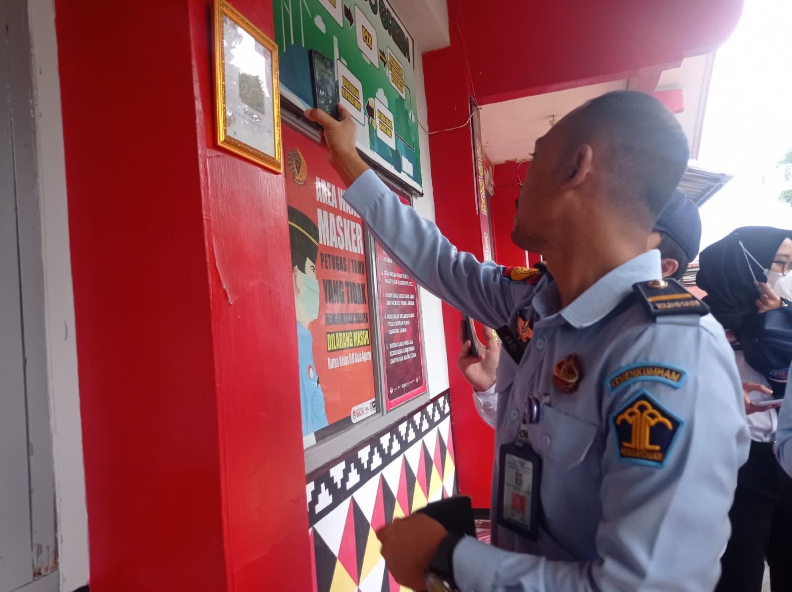 Rutan Kota Agung Terapkan Absensi Apel Pagi berbasis Online dengan QR Code