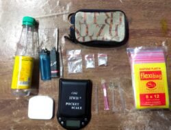 Polres Lampung Tengah Ringkus Pemilik Sabu dan Senjata Api Rakitan