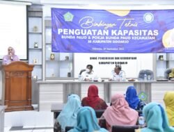 Bentuk Generasi Berakhlak dan Berkarakter, Bunda PAUD Sidoarjo Buka Bimtek Penguatan Kapasitas Bunda PAUD Tingkat Kecamatan
