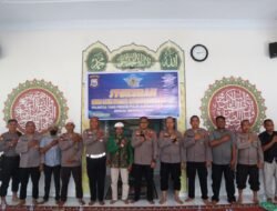 Doa Bersama Sambut Syukuran Hari Lalu Lintas Bhayangkara Ke 67 Di Musholah Polres Halsel