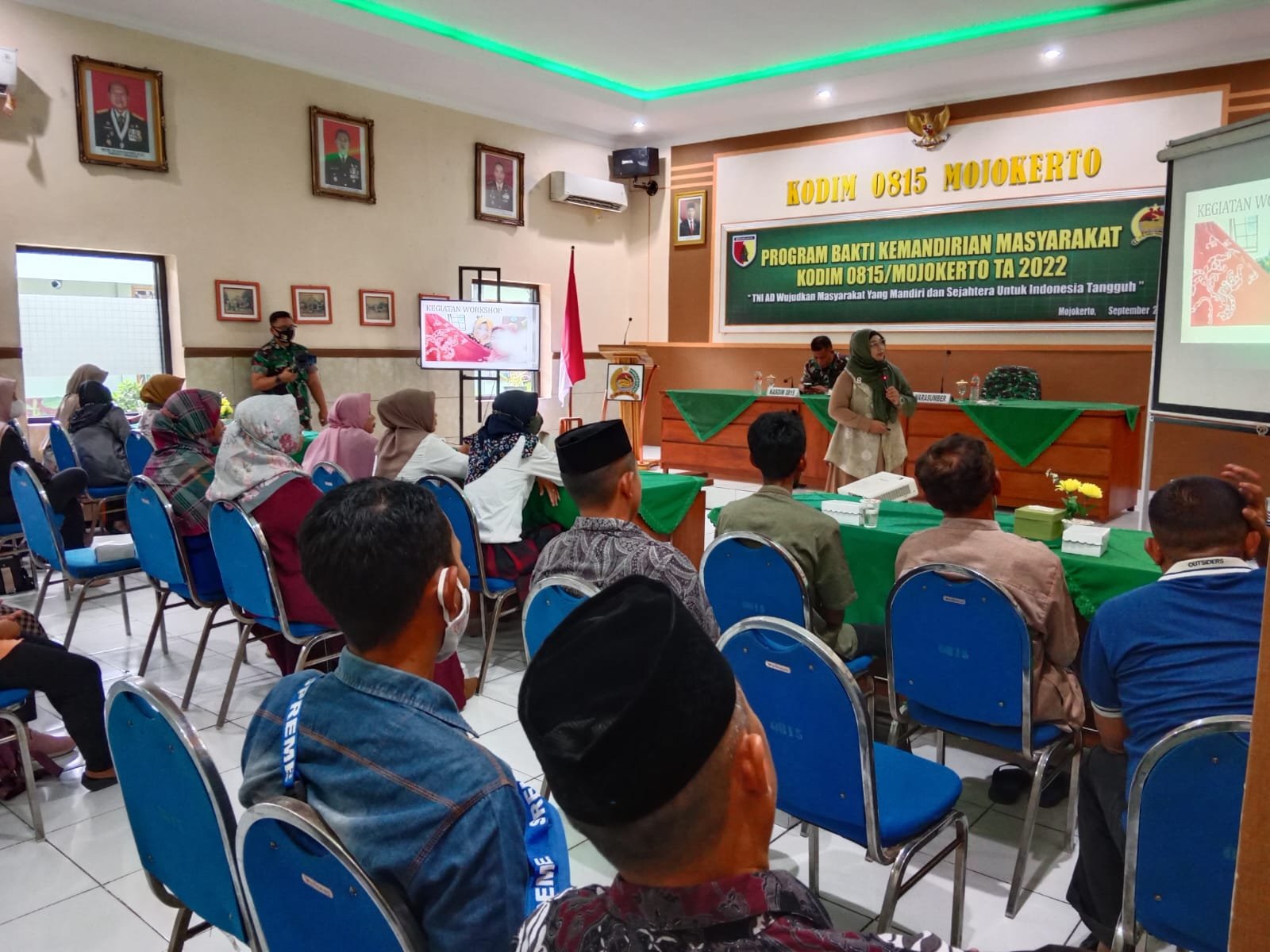 Motivasi Pelaku Usaha Mikro, Kodim 0815/Mojokerto Gelar Program Bakti Kemandirian Masyarakat