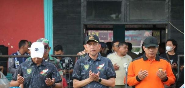 Sekda Tanjabbbar Agus Sanusi Hadiri Pembukaan Turnamen Bola Kaki Dandim Cup 2022