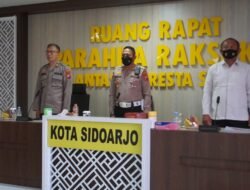 Polresta Sidoarjo Gelar Latpra Ops Zebra Semeru 2022, Guna Pelaksanaan Tugas yang Profesional dan Humanis