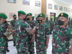 Kodim 0815/Mojokerto Gelar Acara Kenaikan Pangkat & Purna Tugas