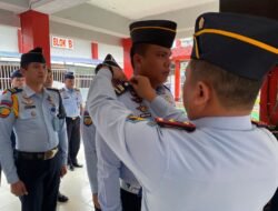 Karutan Pimpin Kenaikan Pangkat Pegawai Rutan Kota Agung
