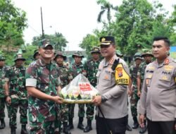 Sambut HUT TNI KE-77, Kapolresta Sidoarjo Lakukan Kunjungan Sinergitas Kamtibmas