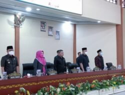 Bupati Tanggamus Mengadiri Rapat Paripurna Penyampaian Anggaran Daerah Tahun 2023