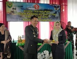 Bupati Tanggamus Hadiri Peringatan HUT TNI ke-77