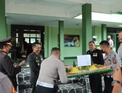 Kapolres Tanggamus Berikan Kejutan Dandim 0424 dan Ikuti Upacara HUT ke 77 TNI