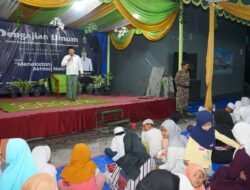 Hadir di Pengajian Peringatan Maulid Nabi, Wabup Subandi Sosialisasikan Program Jaminan Kesehatan Gratis