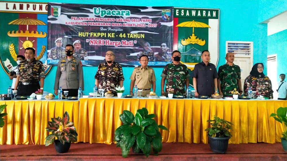 Tony Resmi Lantik Pengurus Cabang 0811 KB FKPPI Pesawaran