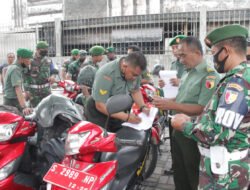 Pastikan Pelaksanaan Tugas Lancar, Kodim 0815/Mojokerto Gelar Kesiapan Operasional Ranmor