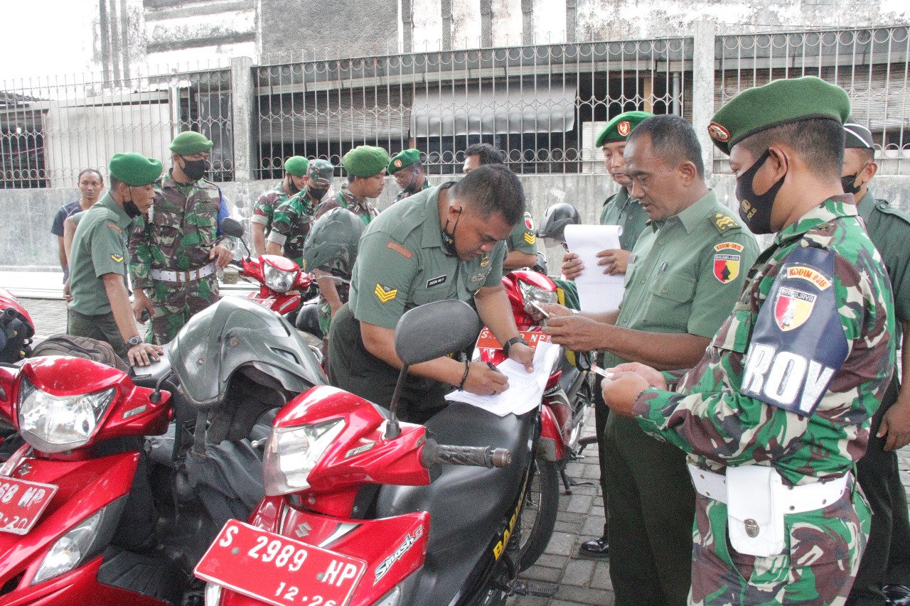 Pastikan Pelaksanaan Tugas Lancar, Kodim 0815/Mojokerto Gelar Kesiapan Operasional Ranmor