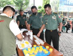 Pastikan Bebas Narkoba, Kodim 0815 Mojokerto Lakukan Uji Petik, Ini Hasilnya