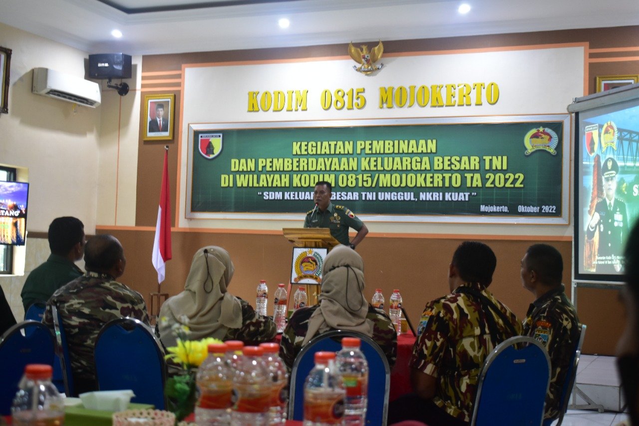 Hadapi Tantangan Era Digital, Kodim 0815/Mojokerto Bersama KBT Bertekad Wujudkan SDM Unggul