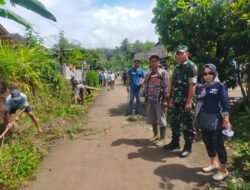 Motivasi Masyarakat Kepala Pekon Neneng Rohani Tanamkan Semangat Jiwa Gotong Royong