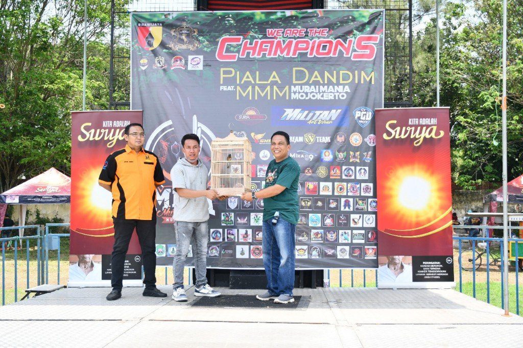 Dandim 0815/Mojokerto Feat Murai Mania Mojokerto Buka Lomba Kontes Burung Berkicau