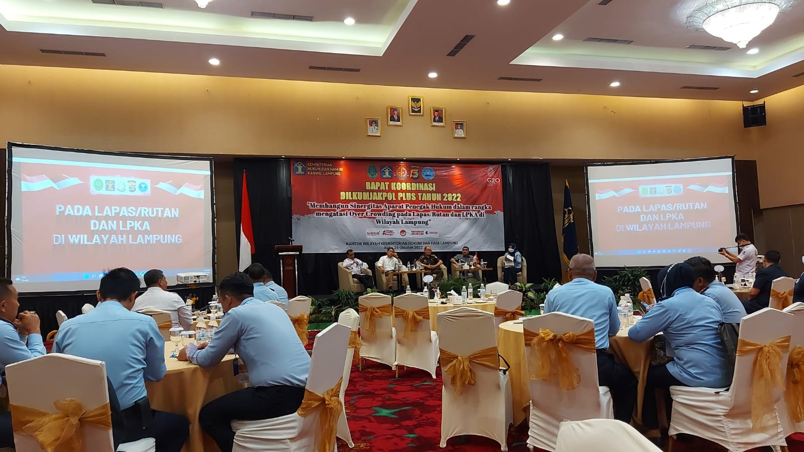 KARUTAN KOTA AGUNG IKUTI RAPAT KOORDINASI DILKUMJAKPOL PLUS