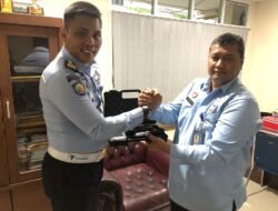 Rutan Kota Agung Terima Dropping Senpi Dari DITJENPAS