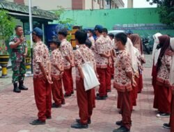 Tanamkan Jiwa Nasionalis Bangsa, Koramil 0815/01 Pralon Edukasi Pelajar SMPN 3 Mojokerto