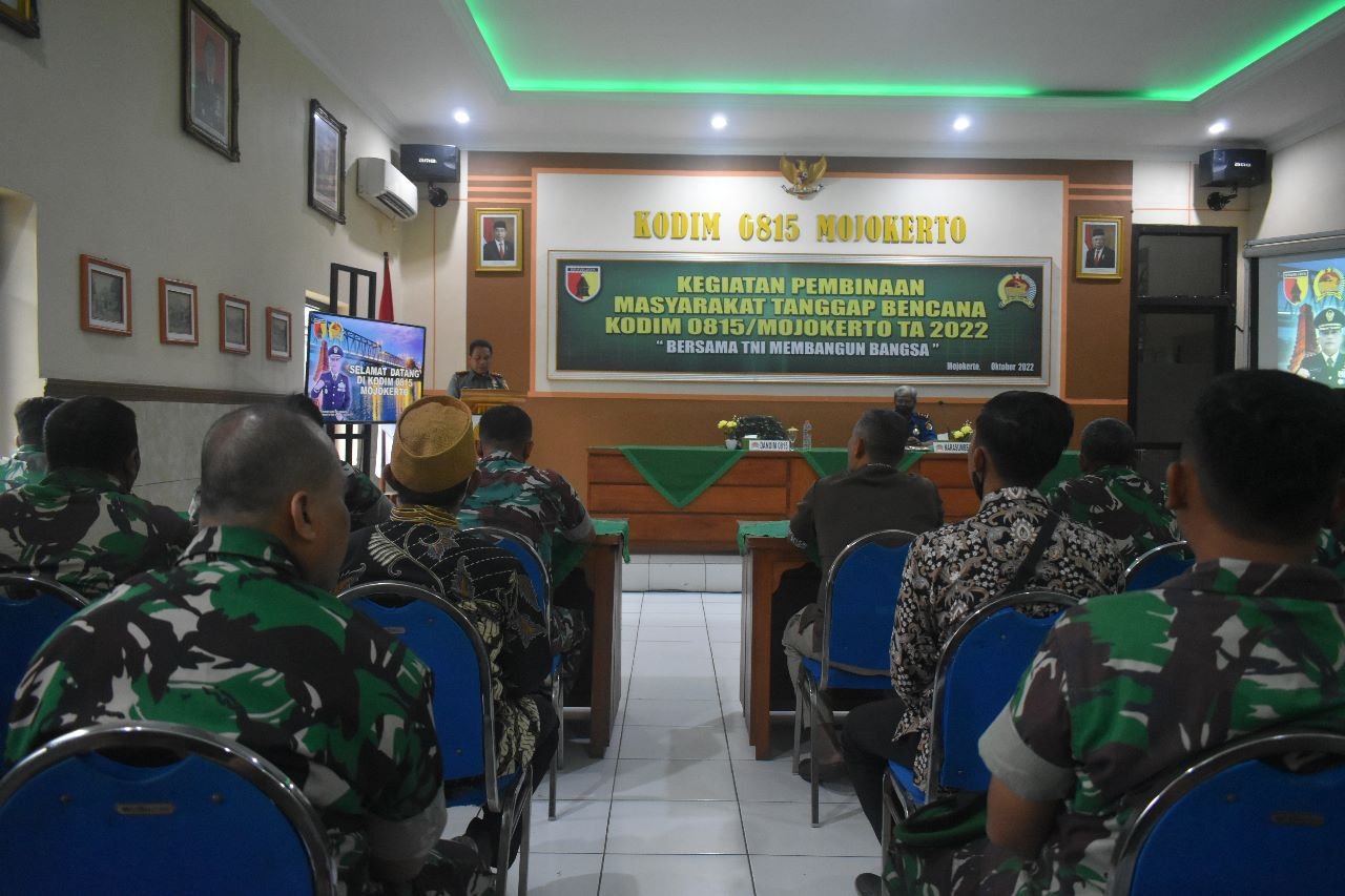 Tanggap Bencana, Kodim 0815/Mojokerto Bareng BPBD Lakukan Ini