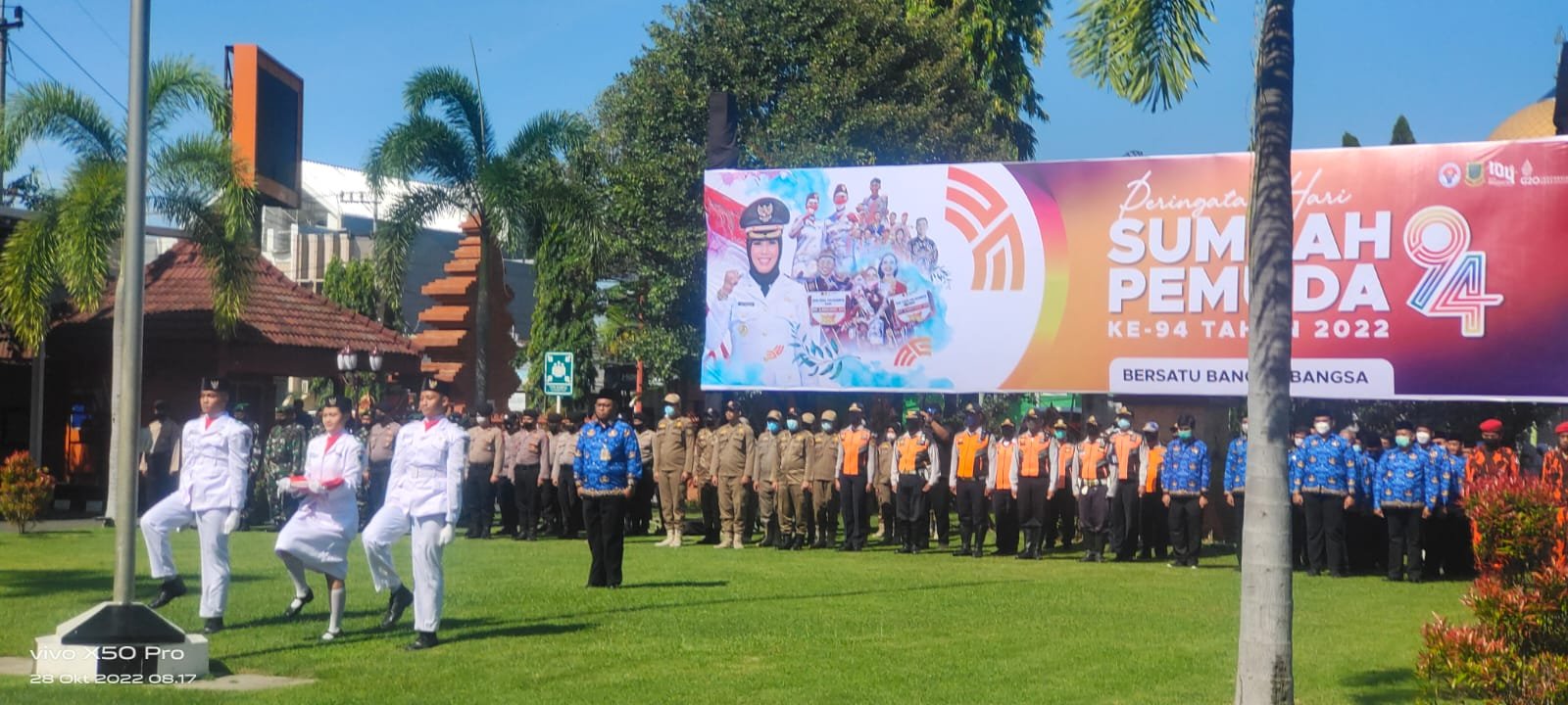 Bersatu Bangun Bangsa, Pemerintah Kota Mojokerto Peringati Hari Sumpah Pemuda Ke-94