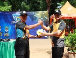Pembukaan Kejuaran Bola Voli Kapolres Mojokerto Kota Cup 2022