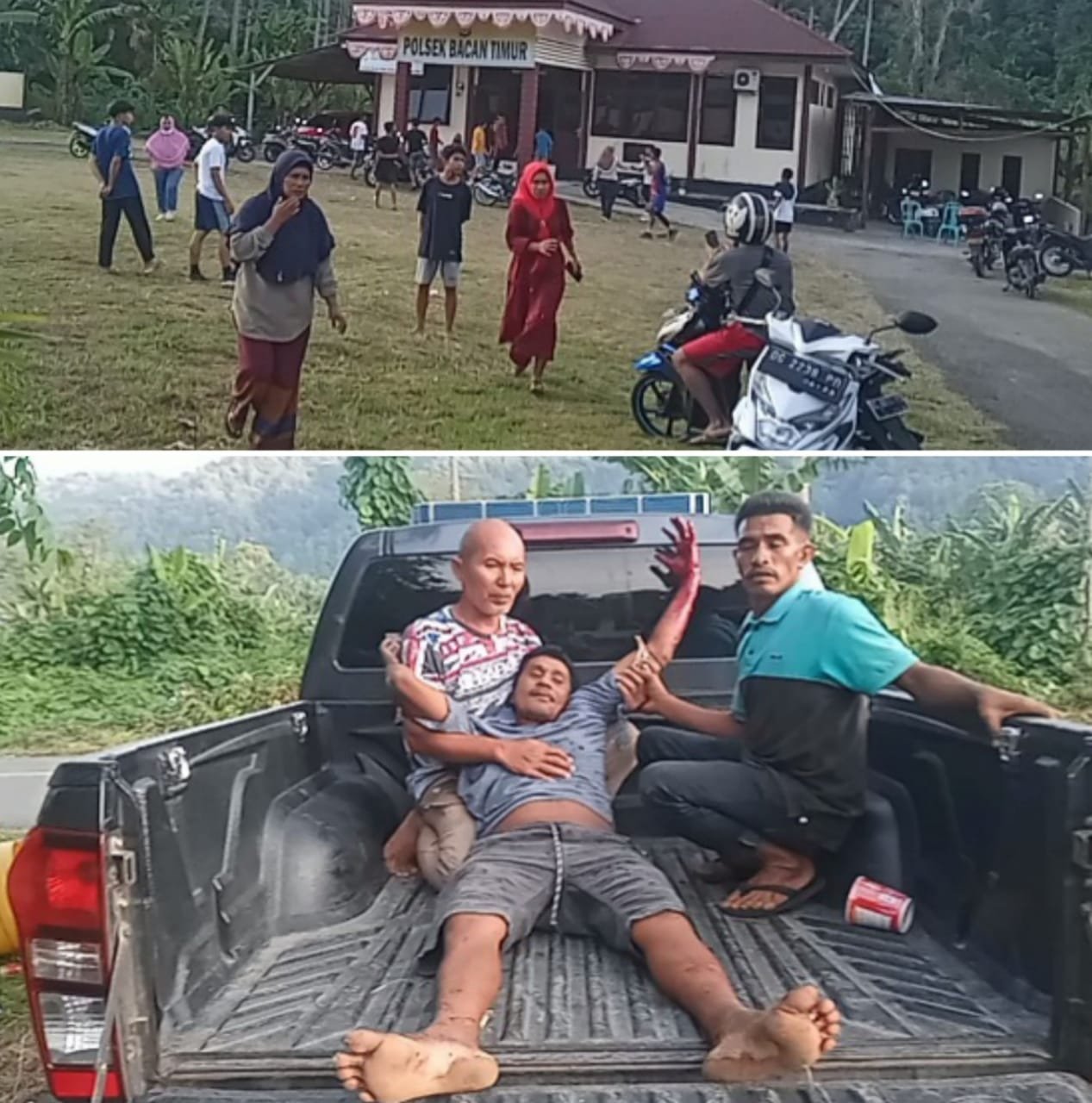 Karyawan Toko Duta Bangunan Tikam Warga Desa Babang Pakai Sajam