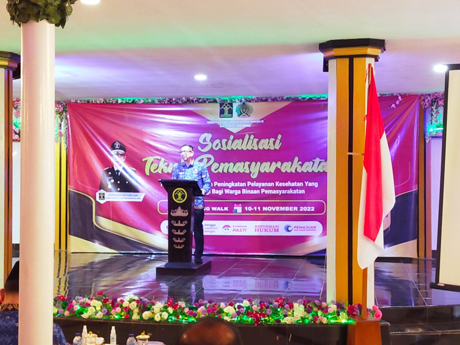 Rutan Kota Agung Ikuti Kegiatan Pameran Karya WBP Dan Sosialisasi Peningkatan Pelayanan Kesehatan
