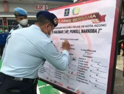 Diterpa Isu Pungli, Kepala Rutan Kota Agung  Tandatangani Surat Pernyataan Zero Halinar