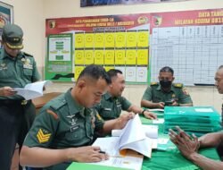 Tim Wasev Bakti TNI Sterdam V/Brawijaya Tinjau Hasil Karya Bakti Kodim 0815/Mojokerto