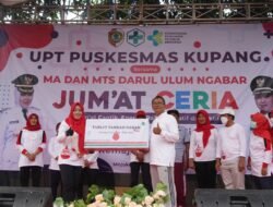 Bupati Ikfina Kampanye TTD di MA Darul Ulum, Kepala MA Minta Bantuan Fisik Perbaikan Gedung